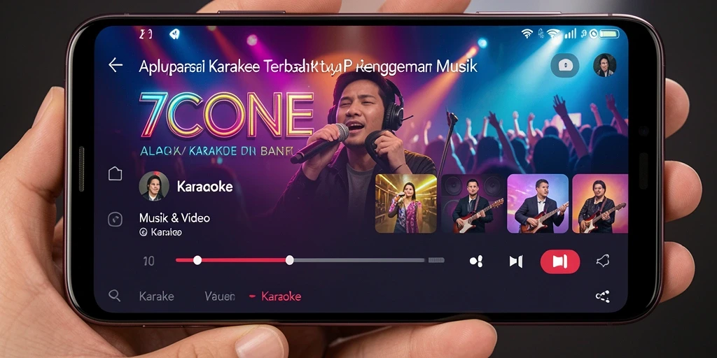 Tampilan antarmuka aplikasi 7CONE yang interaktif dan mudah digunakan.