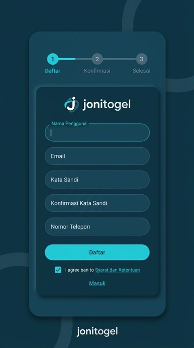 Panduan Lengkap Registrasi Akun Baru jonitogel